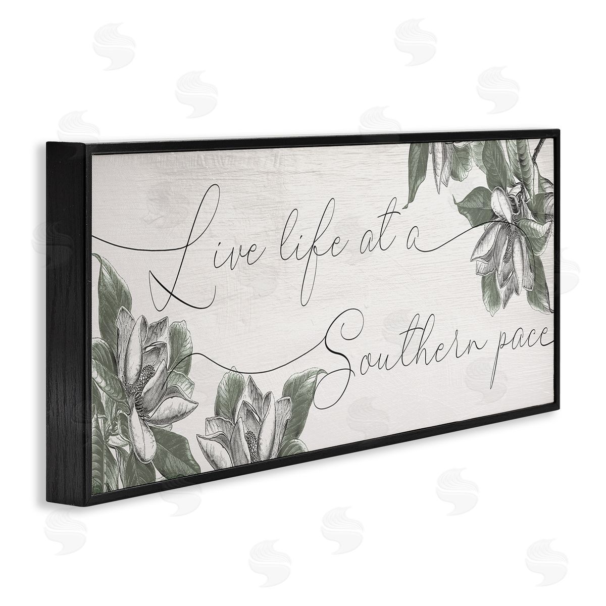 Stupell Studio Live Life at a Southern Pace Vintage Magnolia Florals