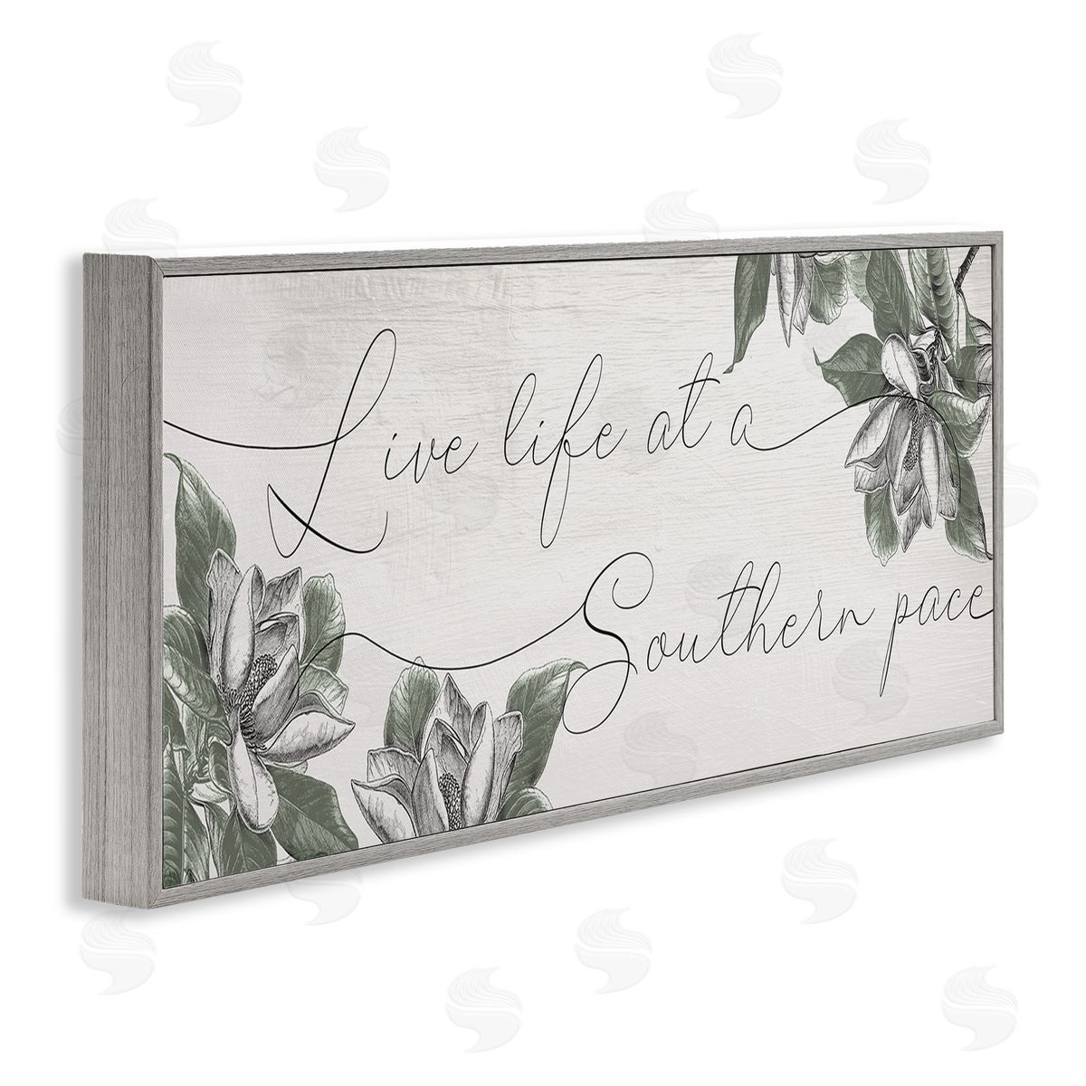Stupell Studio Live Life at a Southern Pace Vintage Magnolia Florals