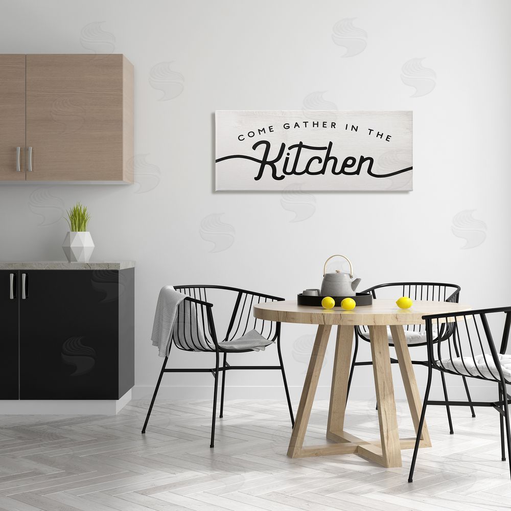 Stupell Studio Come Gather In The Kitchen Sign Family Charm