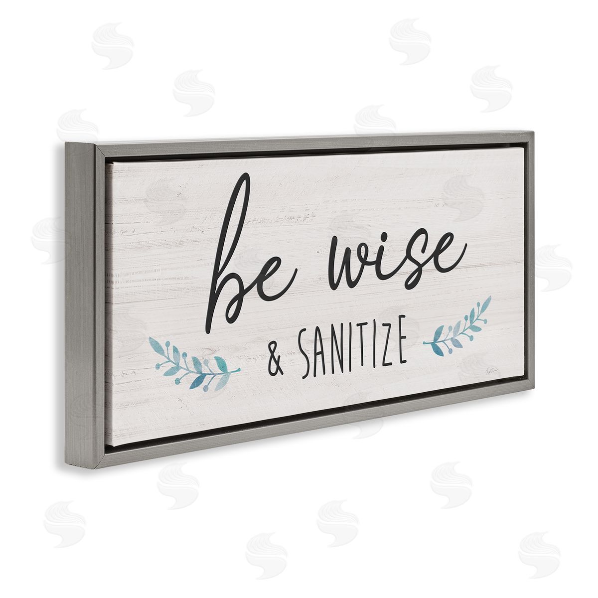 Natalie Carpentieri Be Wise & Sanitize Phrase Good Hygiene Text