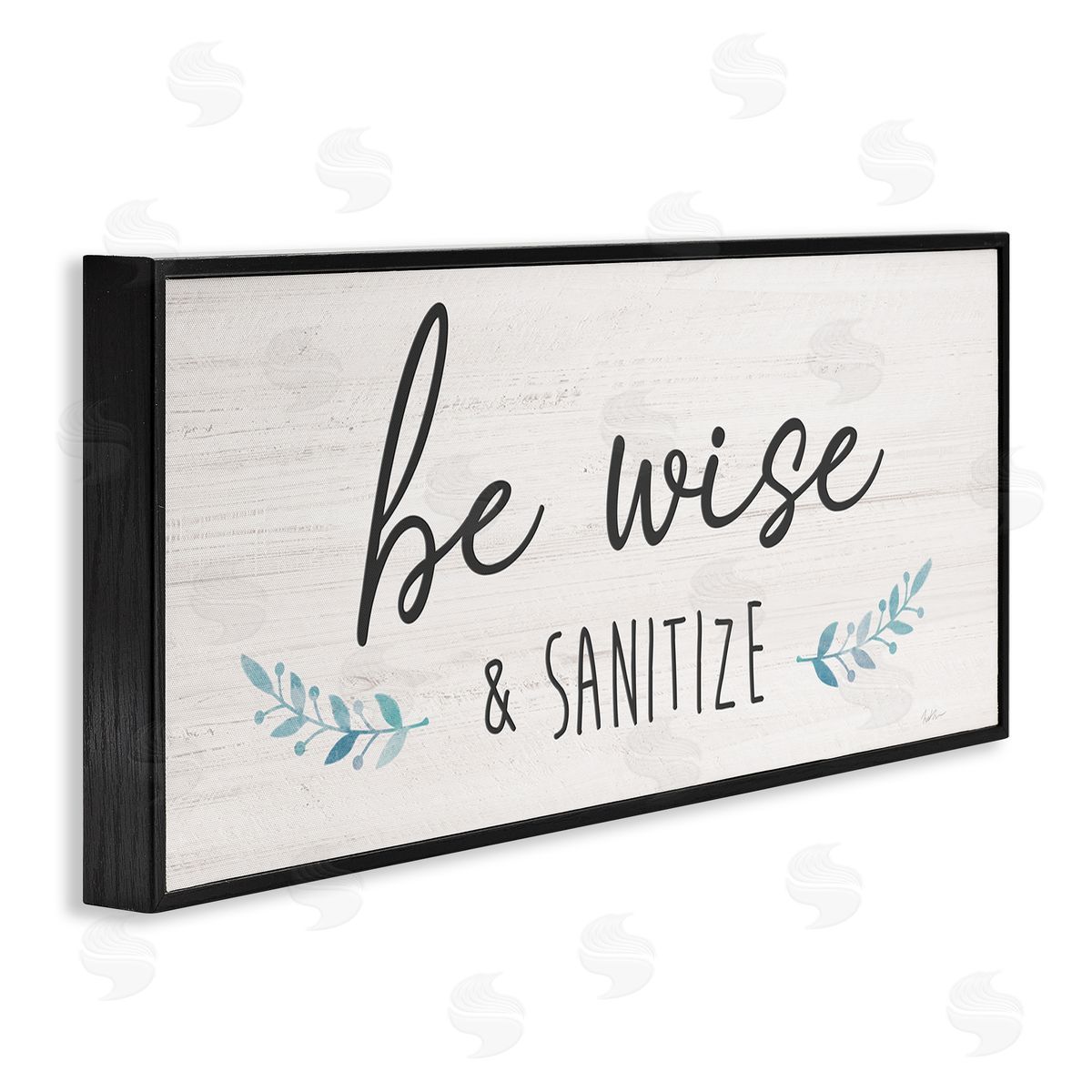 Natalie Carpentieri Be Wise & Sanitize Phrase Good Hygiene Text