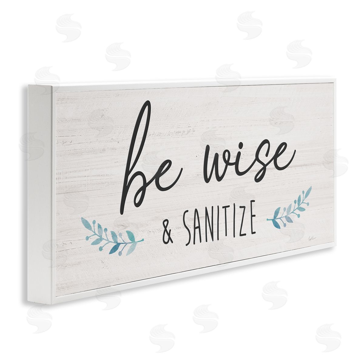 Natalie Carpentieri Be Wise & Sanitize Phrase Good Hygiene Text