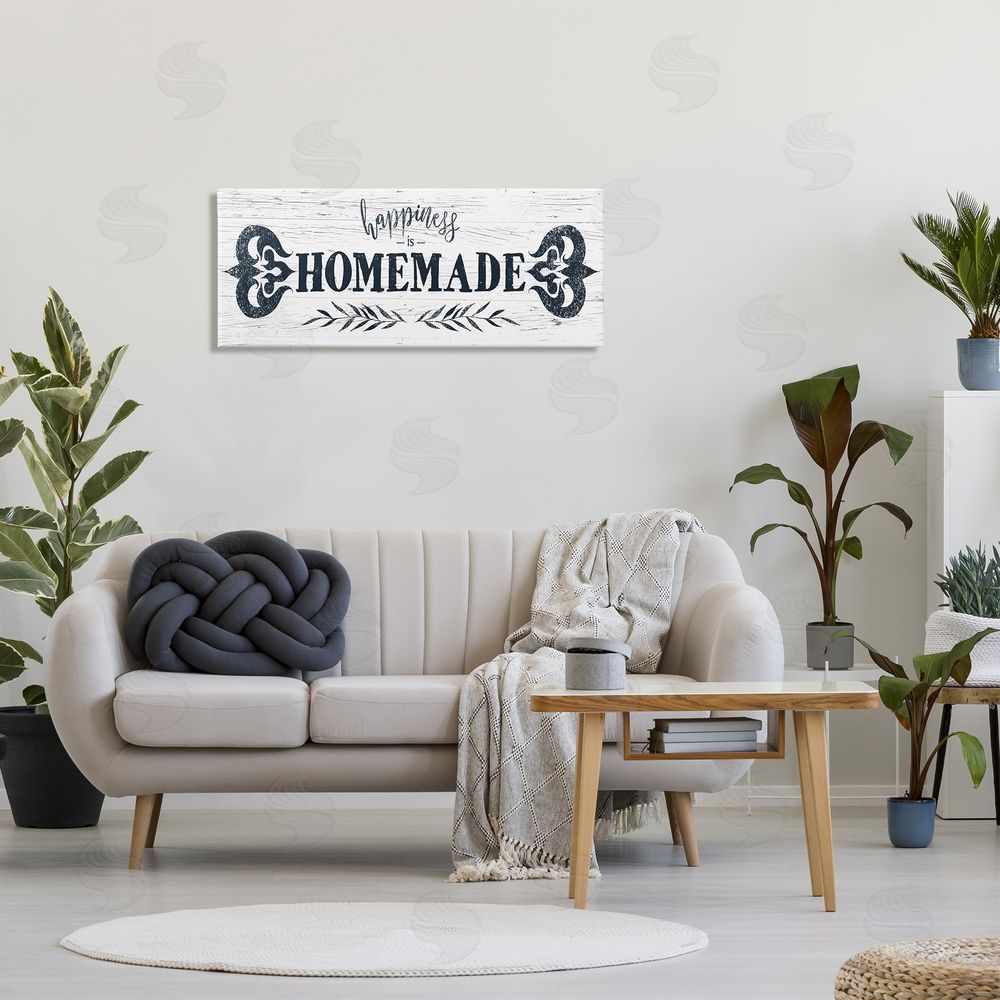 Ziwei Li Happiness is Homemade Sentiment Country Grain Pattern