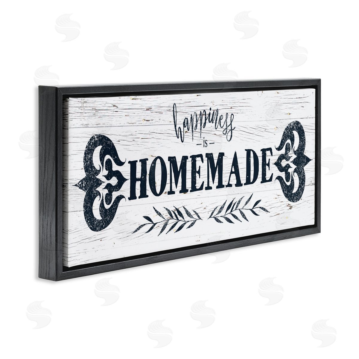 Ziwei Li Happiness is Homemade Sentiment Country Grain Pattern