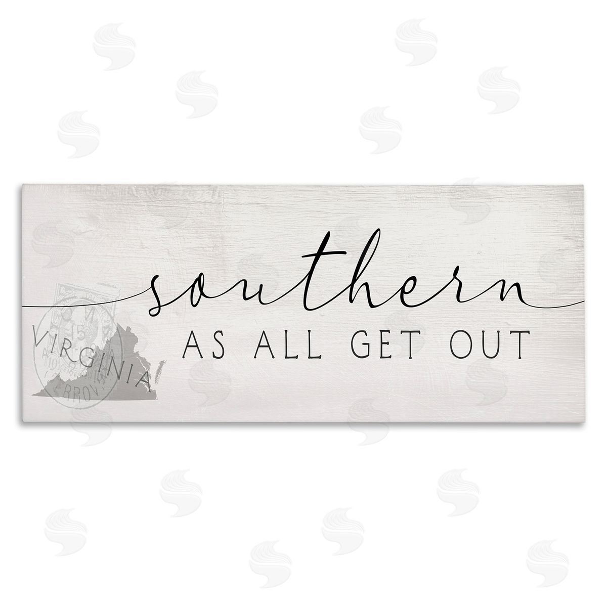 Stupell Studio Virginia State Southern As All Get Out Sentiment