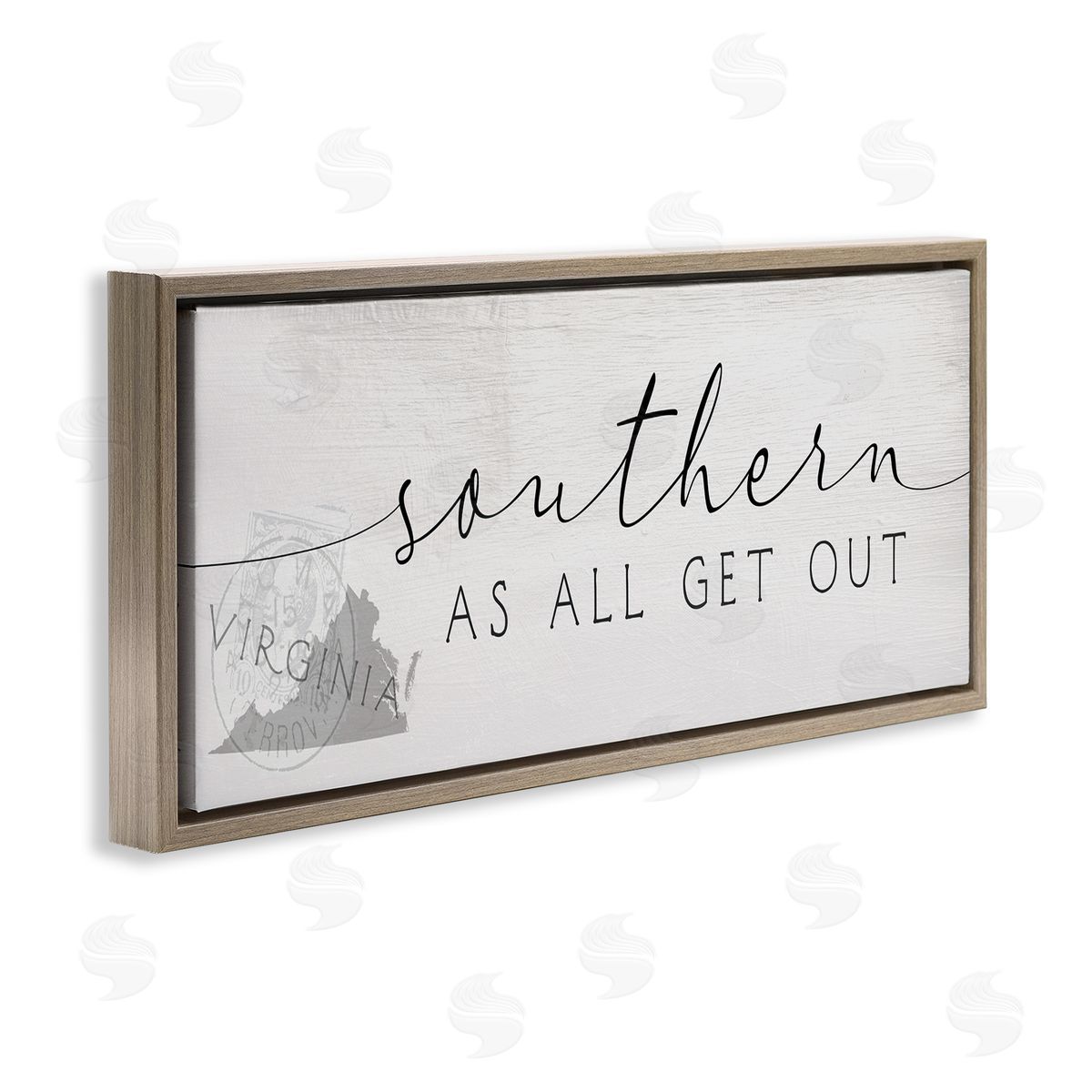 Stupell Studio Virginia State Southern As All Get Out Sentiment