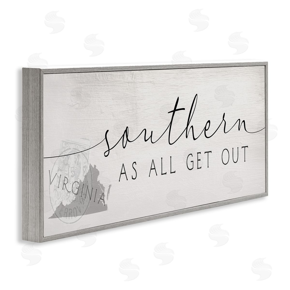 Stupell Studio Virginia State Southern As All Get Out Sentiment