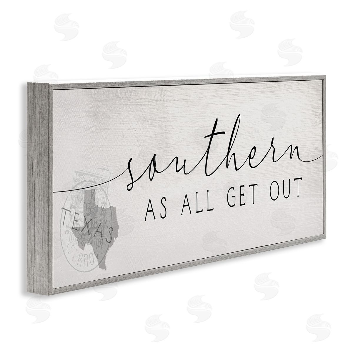 Stupell Studio Texas State Southern As All Get Out Phrase