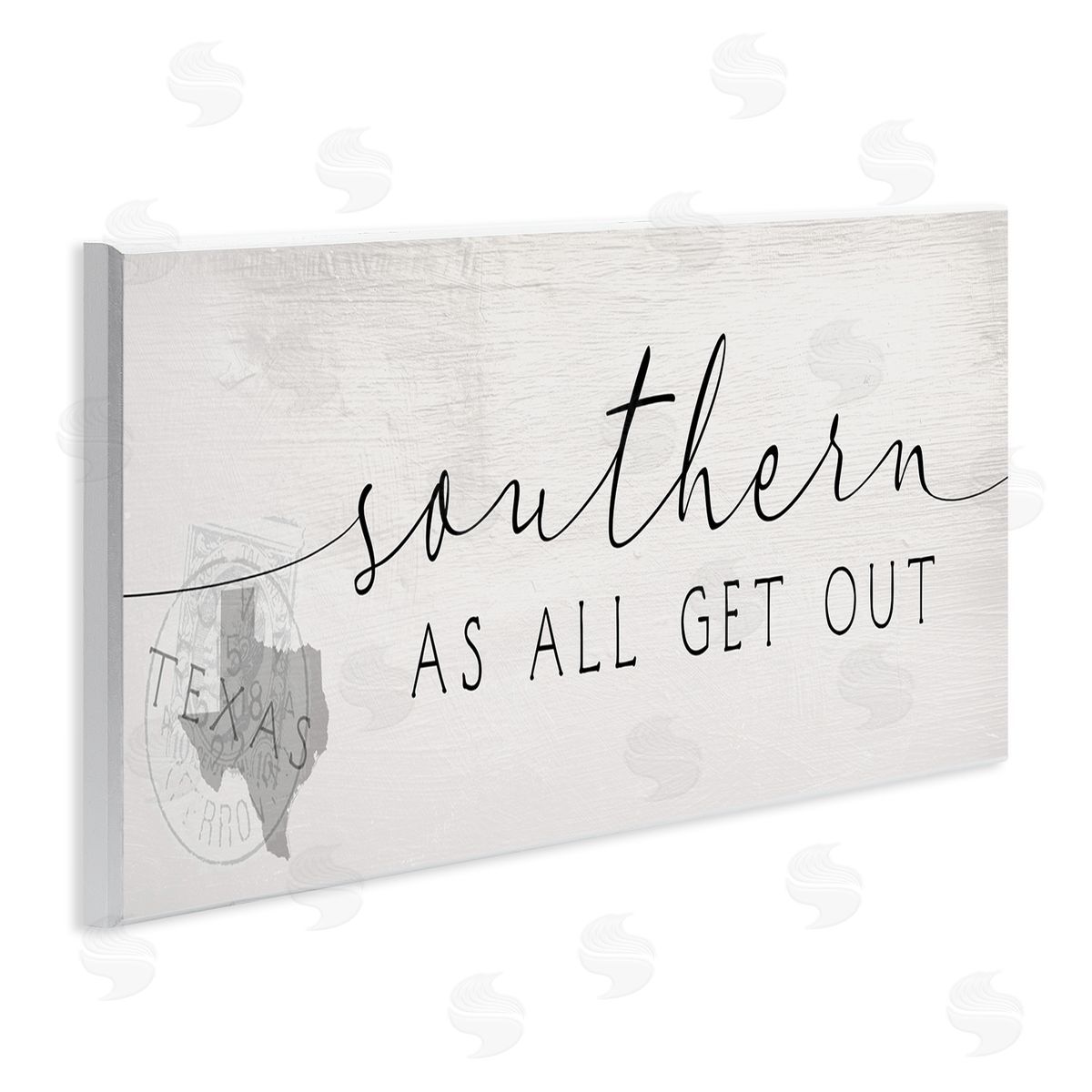 Stupell Studio Texas State Southern As All Get Out Phrase