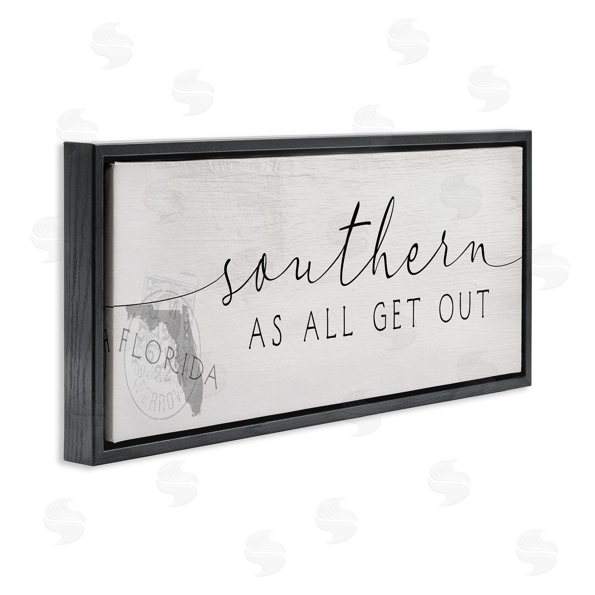 Stupell Studio Florida State Outline Southern As All Get Out Quote