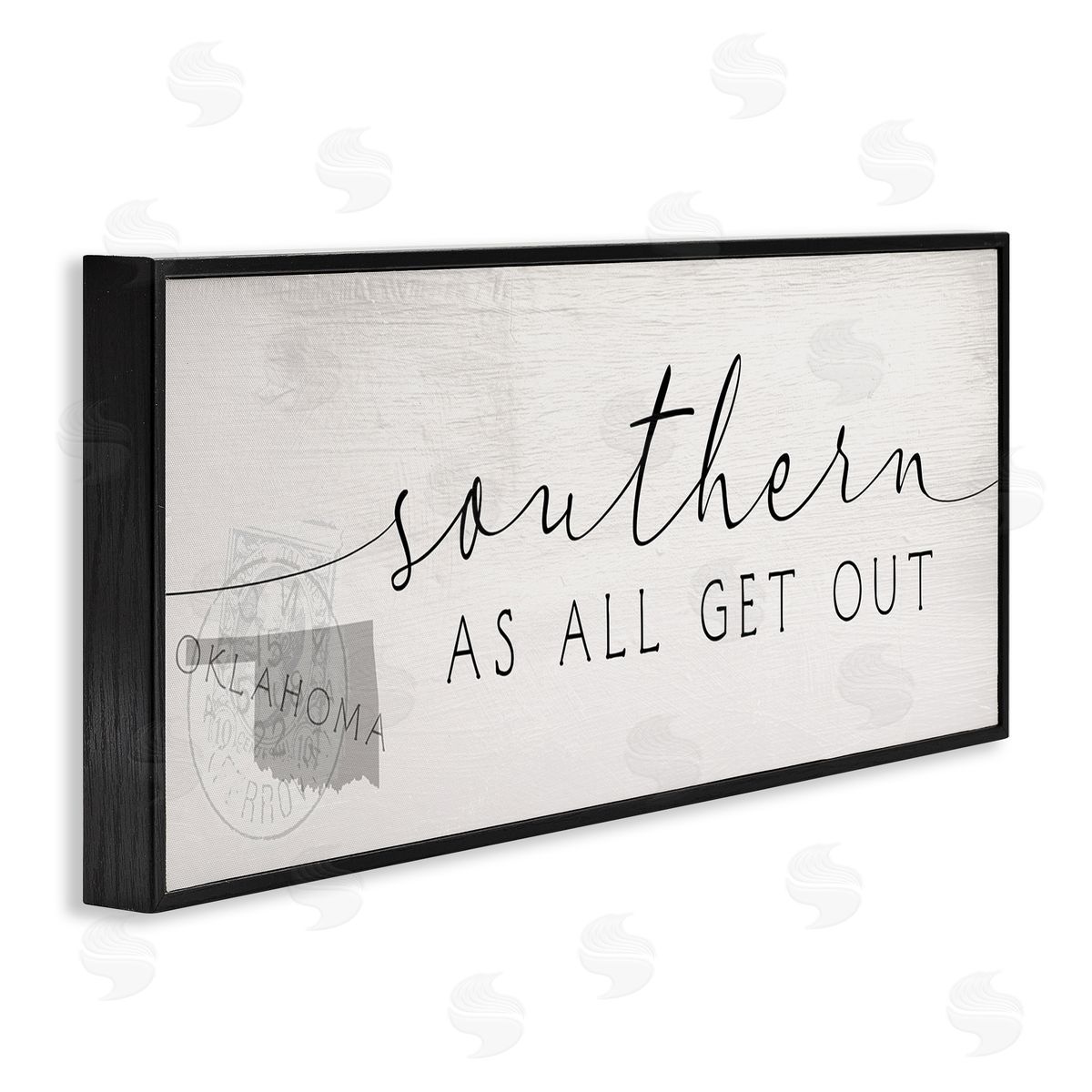 Stupell Studio Southern As All Get Out Phrase Oklahoma State