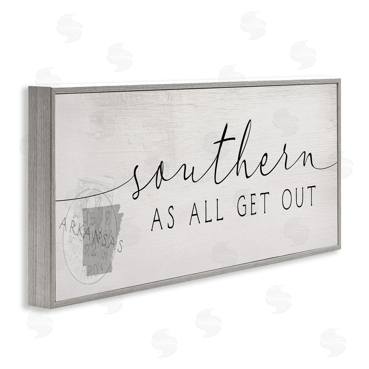 Stupell Studio Southern As All Get Out Sentiment Arkansas State