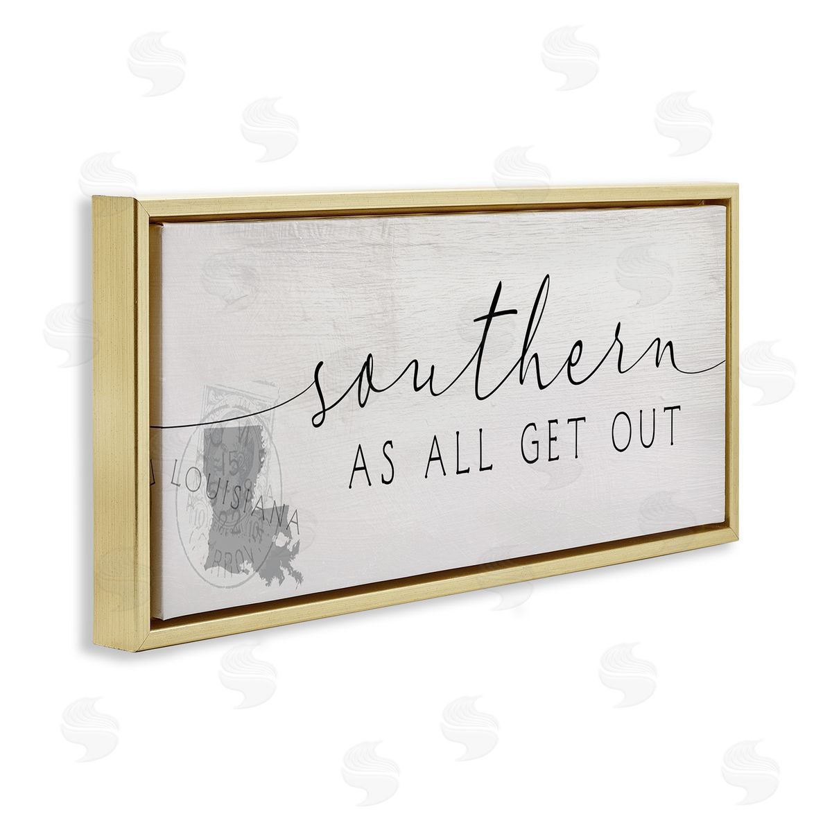 Stupell Studio Louisiana Southern State As All Get Out Slang