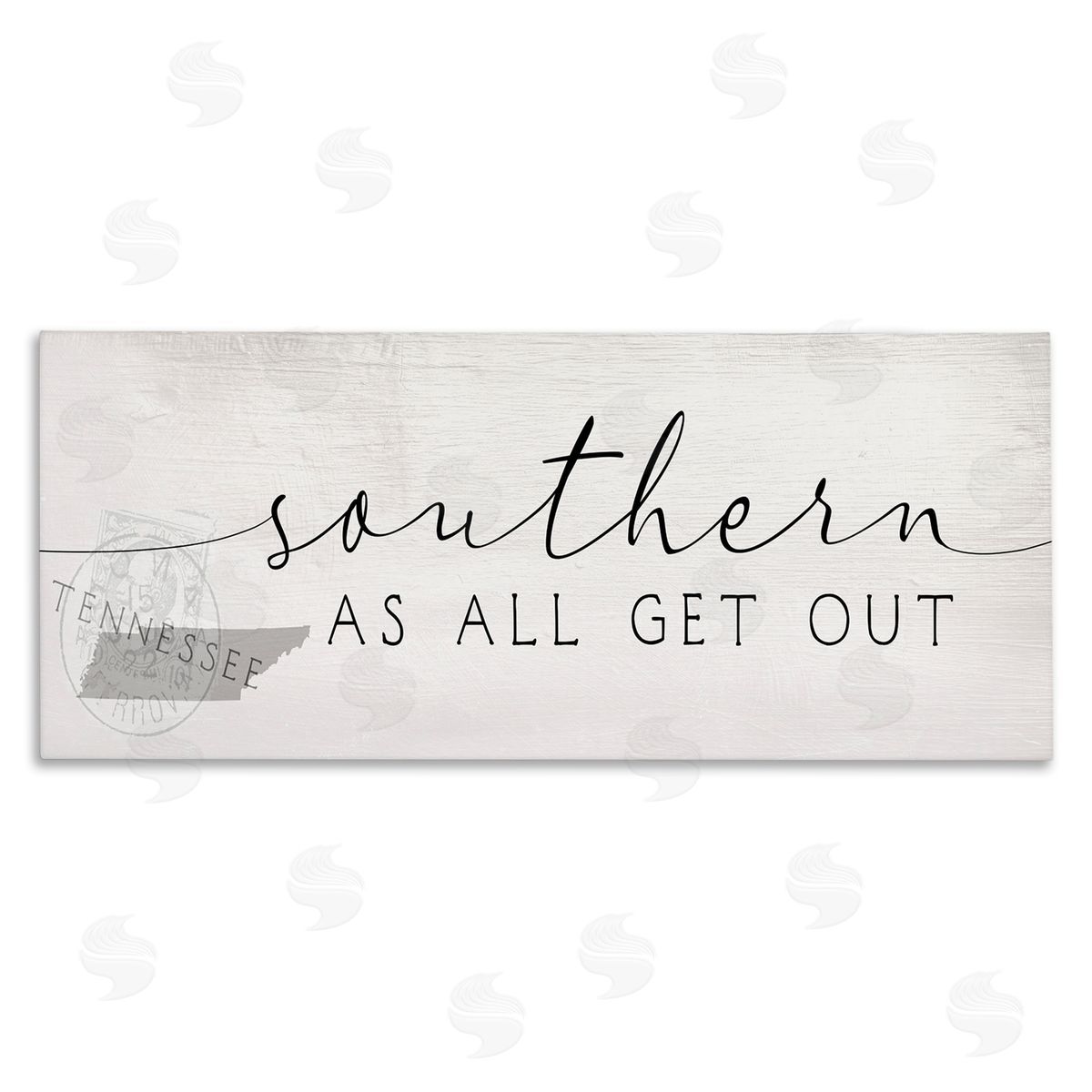 Stupell Studio Southern As All Get Out Saying Tennessee State