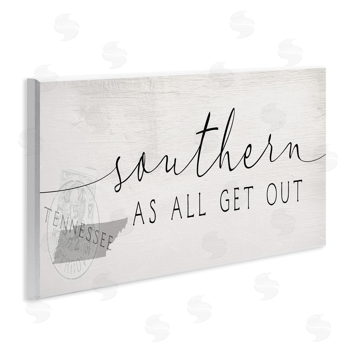 Stupell Studio Southern As All Get Out Saying Tennessee State