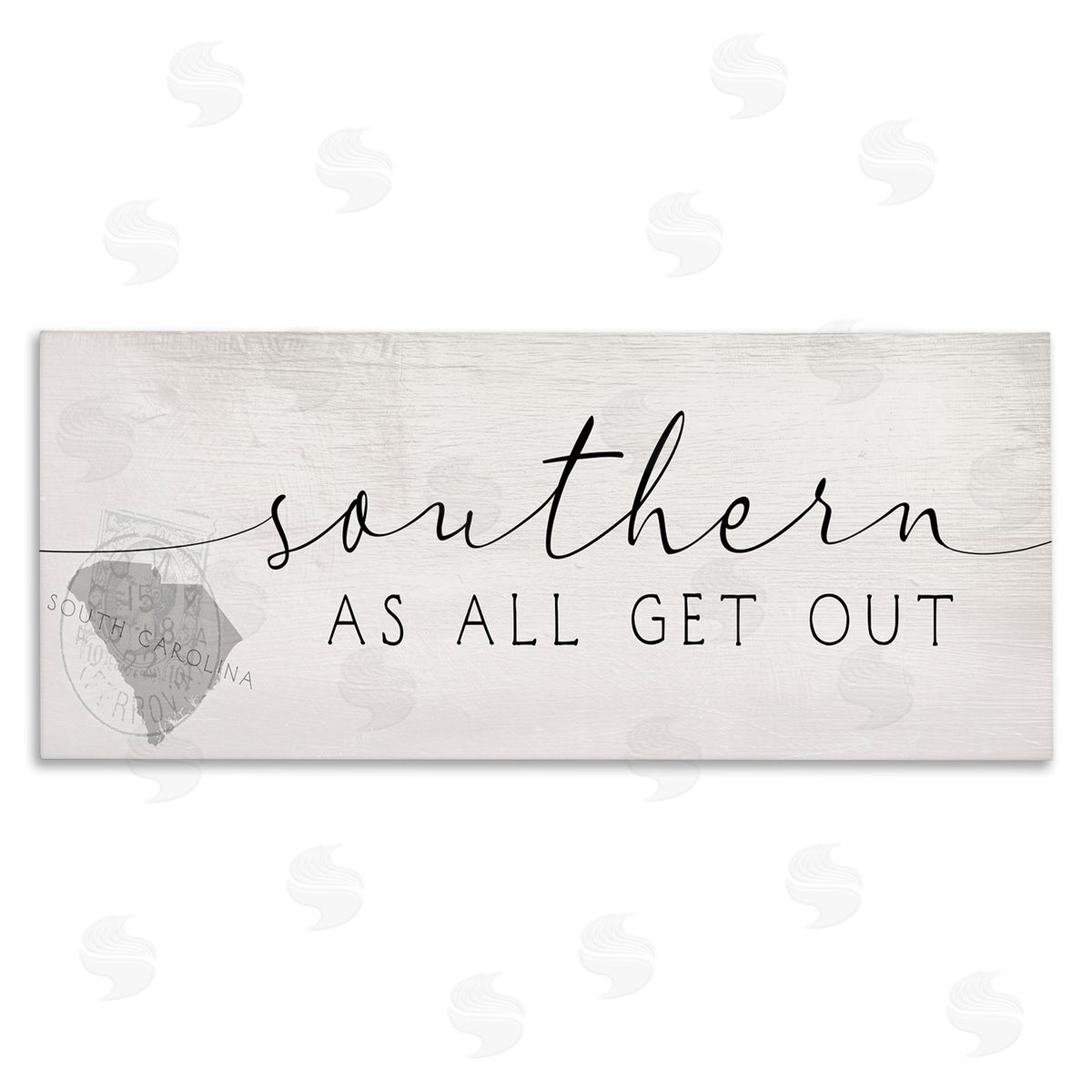 Stupell Studio Southern As All Get Out South Carolina State Slang