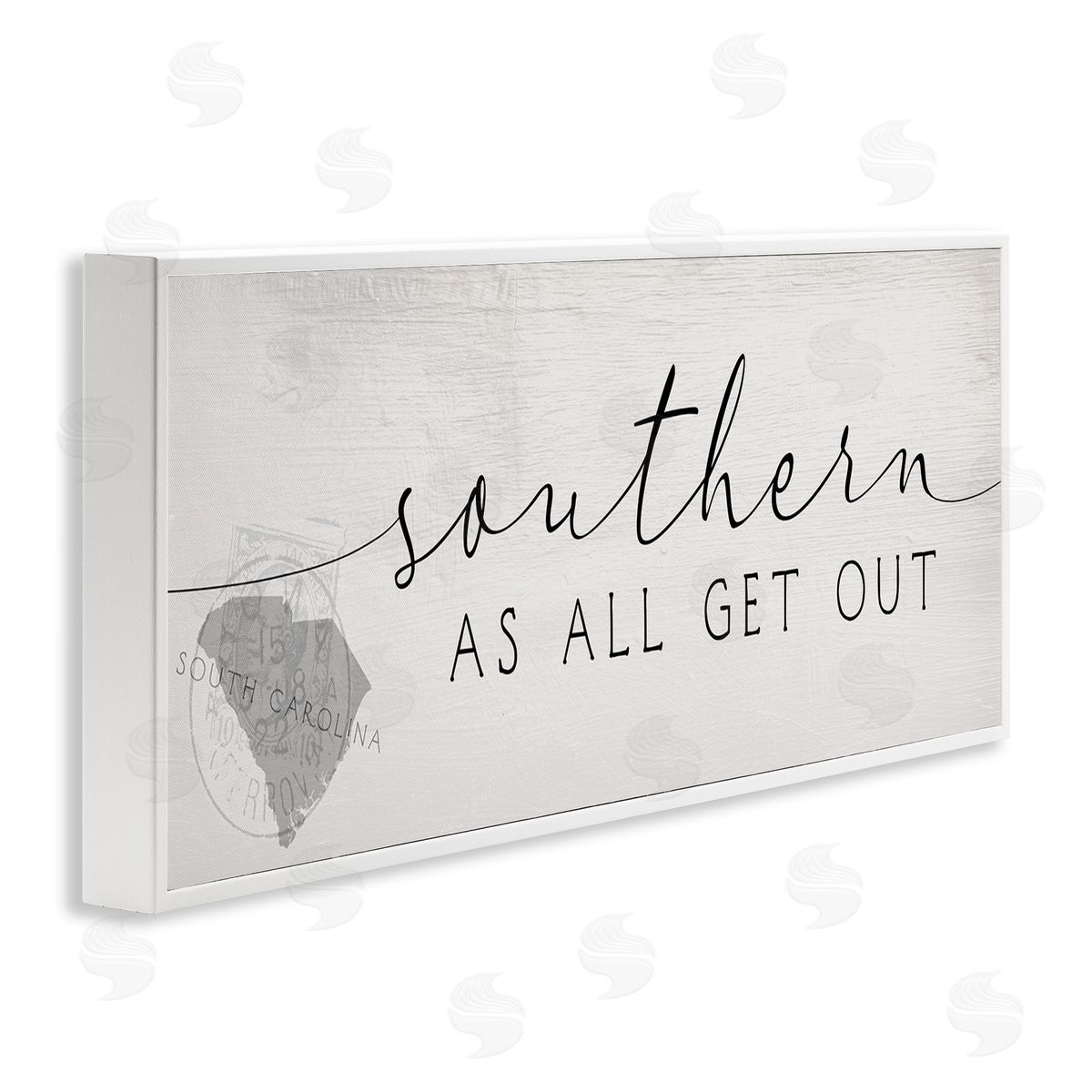 Stupell Studio Southern As All Get Out South Carolina State Slang