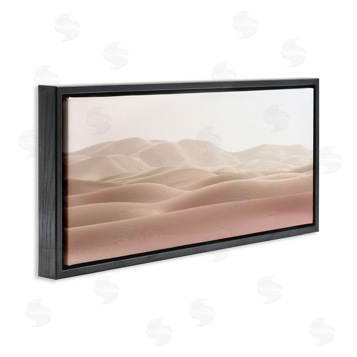 Kim Allen Pink Sunburnt Sandy Dessert Distant Hills Landscape