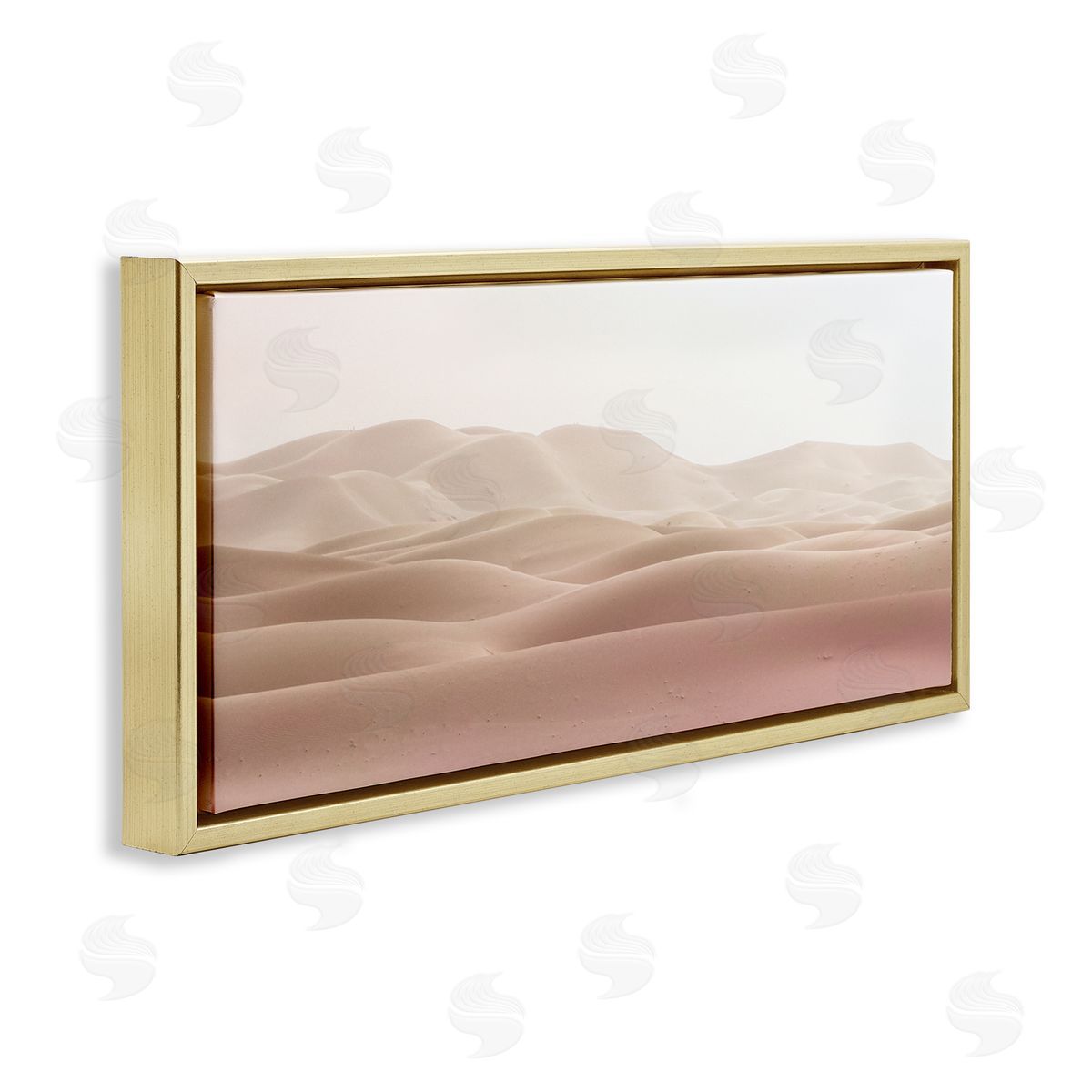Kim Allen Pink Sunburnt Sandy Dessert Distant Hills Landscape