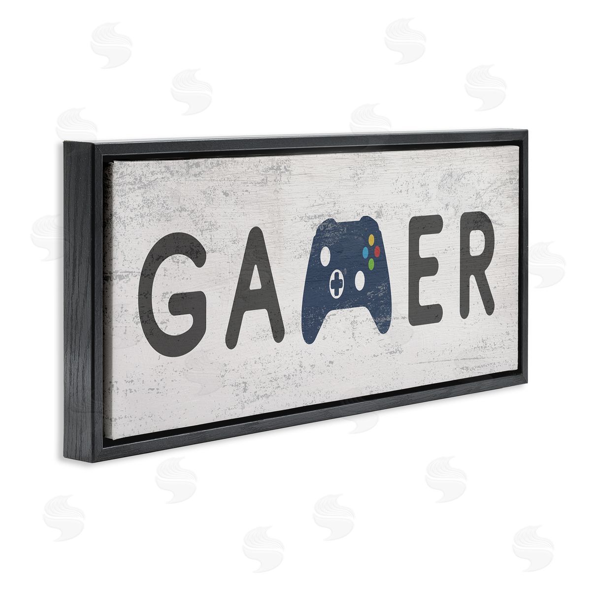 Stupell Studio Gamer Typography Kids' Video Game Controller Sign