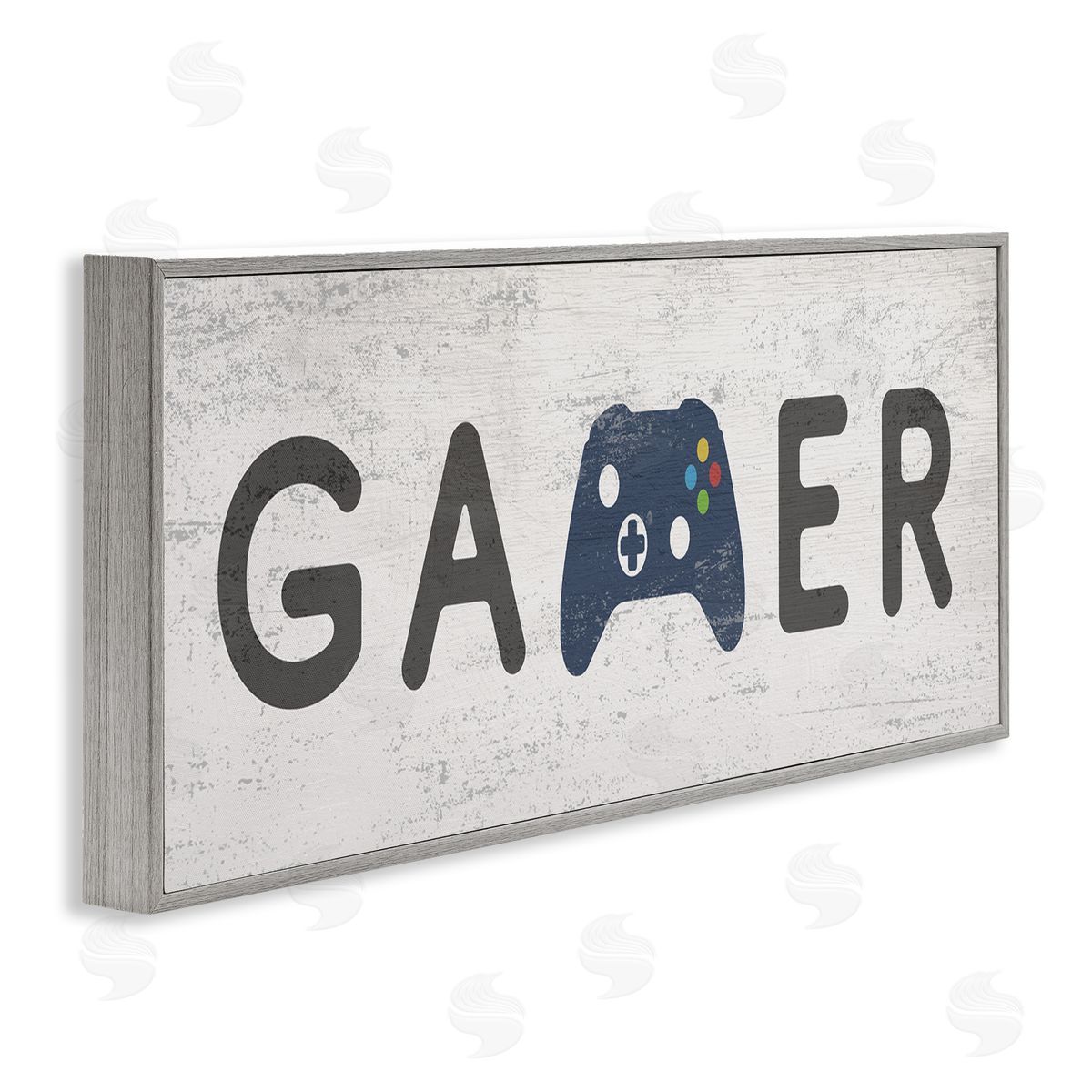 Stupell Studio Gamer Typography Kids' Video Game Controller Sign