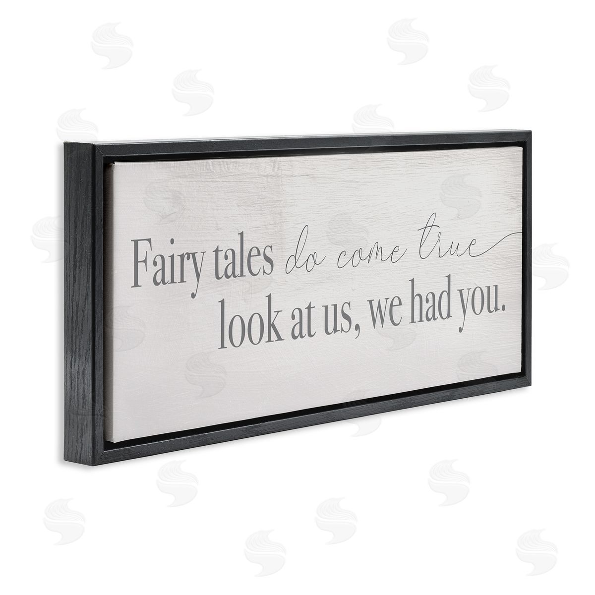 Stupell Studio Fairy Tales Come True Inspirational Family Children Phrase