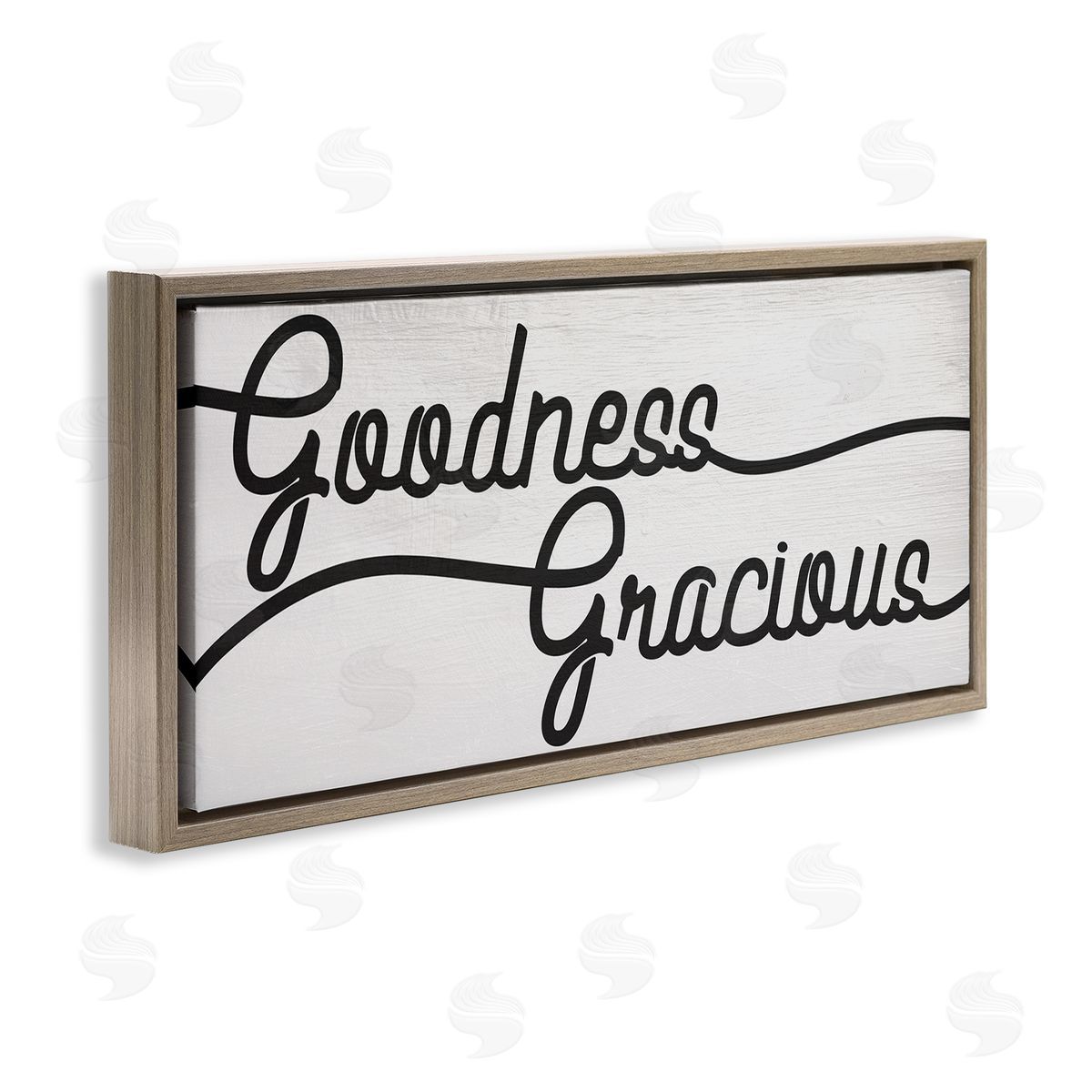 Stupell Studio Bold Goodness Gracious Phrase Minimal Family Text