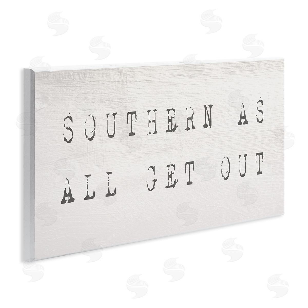 Stupell Studio Southern As All Get Out Slang Distressed Typography