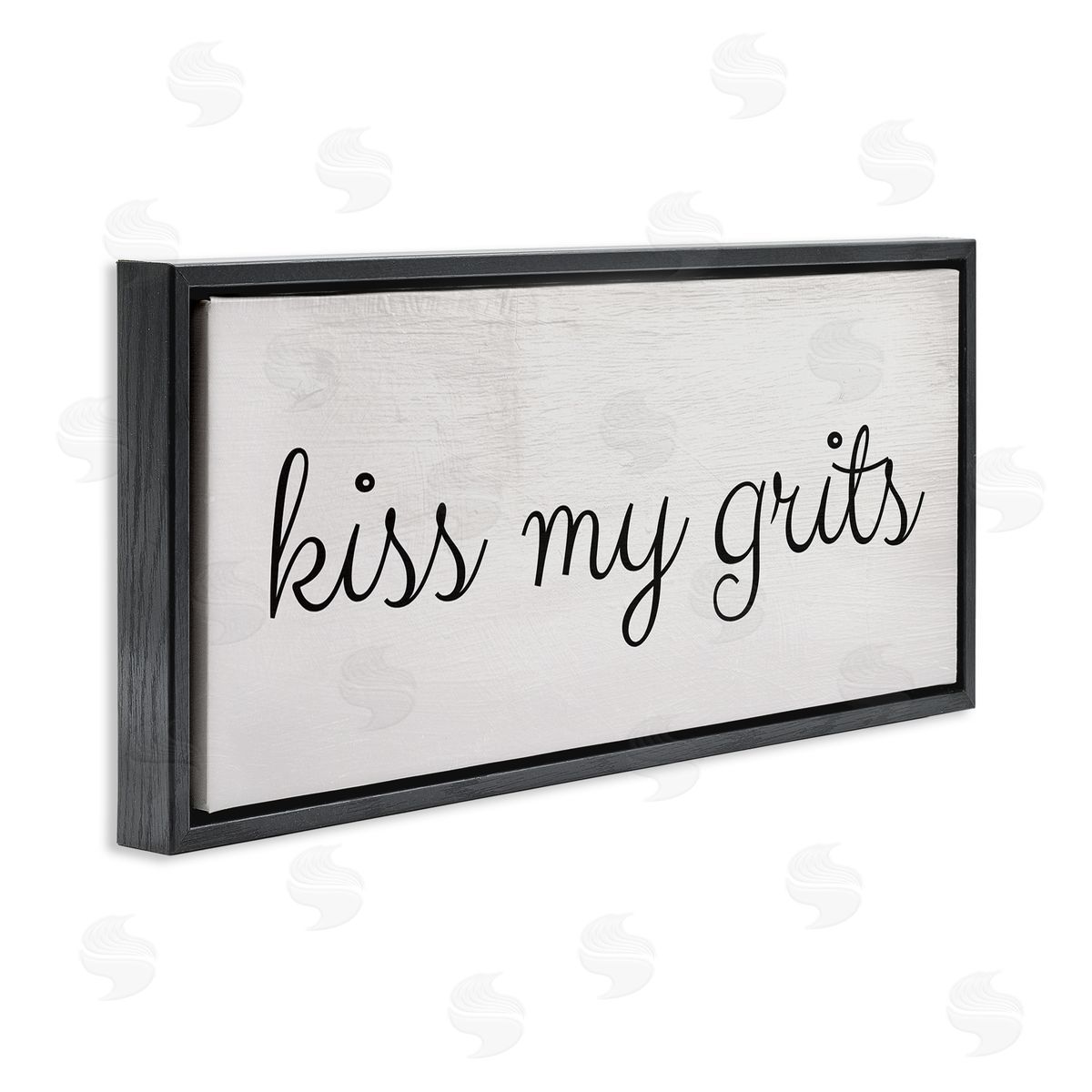 Stupell Studio Kiss My Grits Sassy Southern Slang Charming Typography