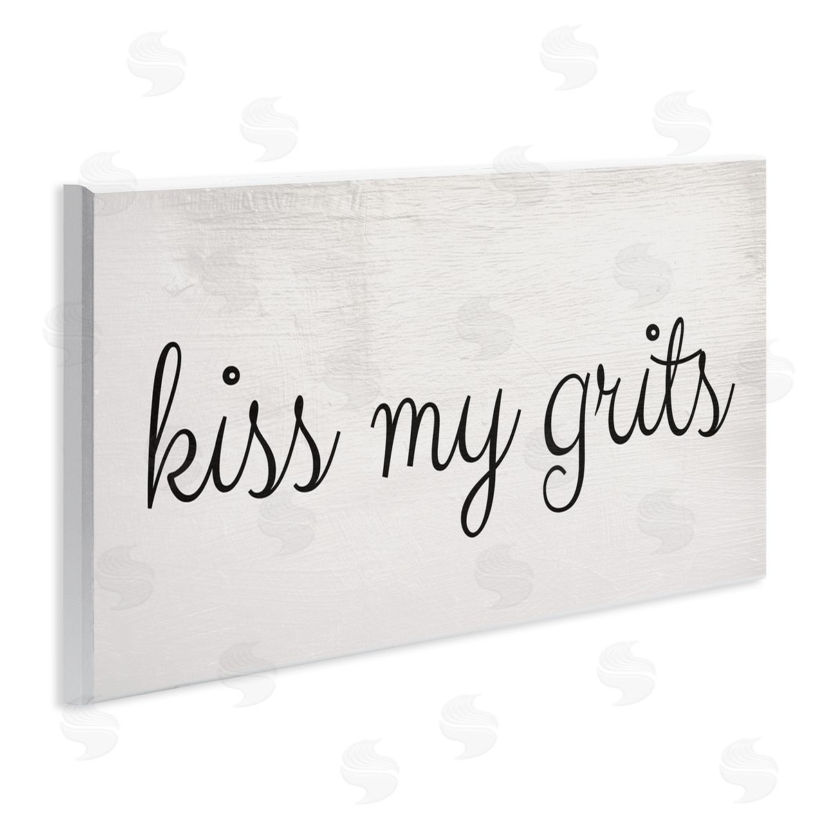 Stupell Studio Kiss My Grits Sassy Southern Slang Charming Typography