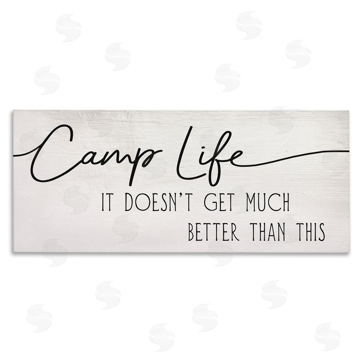 Stupell Studio Camp Life Doesn't Get Much Better Adventure Motivation