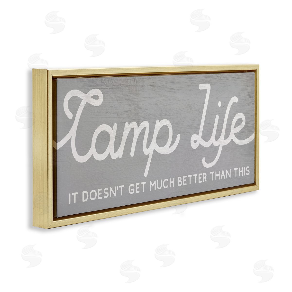 Stupell Studio Camp Life Better Than This Phrase Adventure Motivation