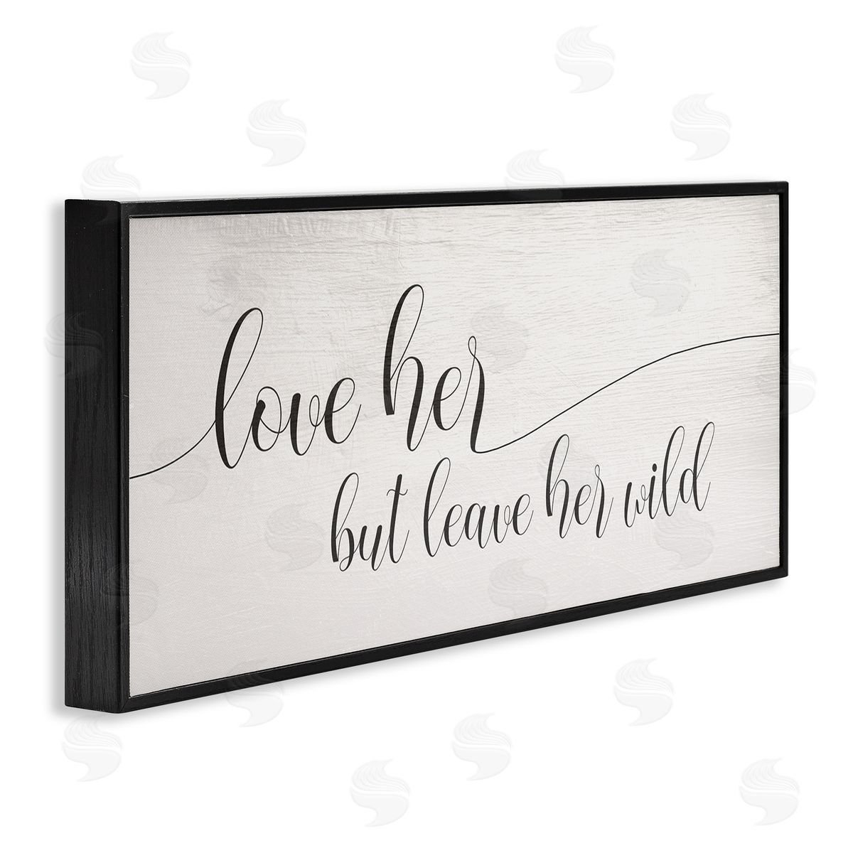 Stupell Studio Leave Her Wild Romantic Phrase Charming Cursive Script