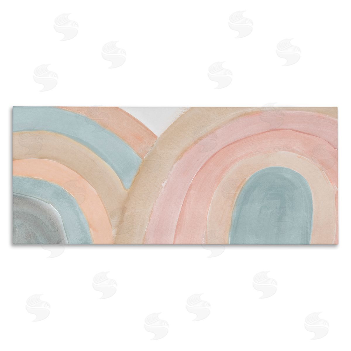 Emily Navas Subtle Rainbow Arches Layered Blue Brown Red