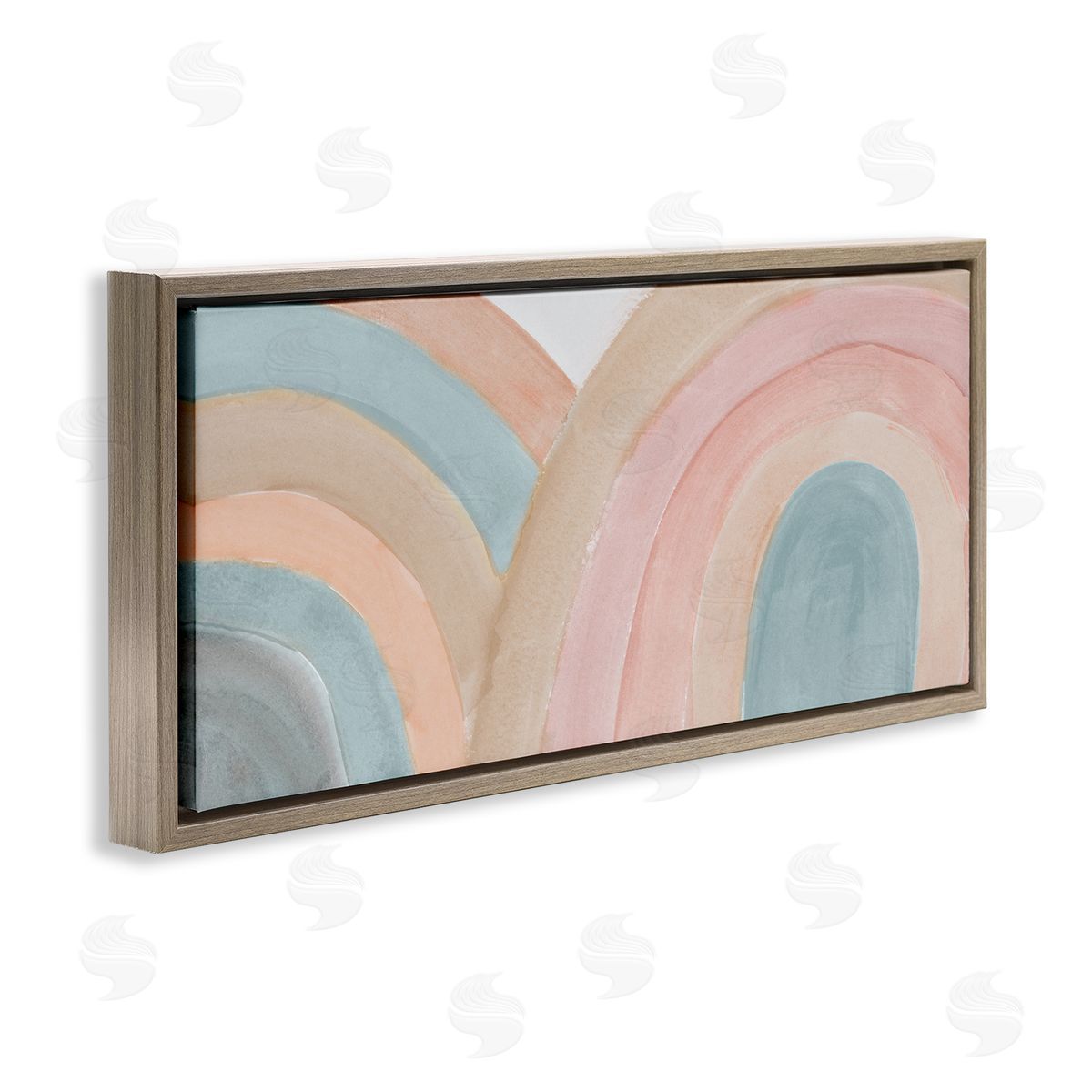 Emily Navas Subtle Rainbow Arches Layered Blue Brown Red