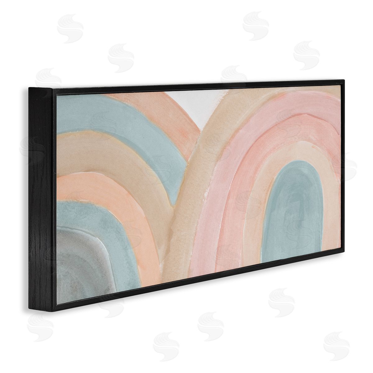 Emily Navas Subtle Rainbow Arches Layered Blue Brown Red