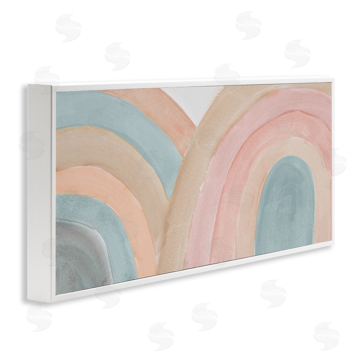 Emily Navas Subtle Rainbow Arches Layered Blue Brown Red