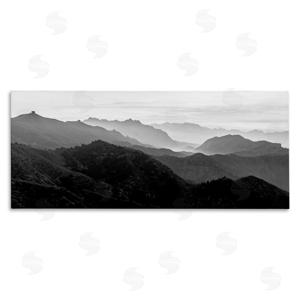 Misty Sky Open Mountain Landscape Canvas Wall Art, Home Decor by Danita Delimont