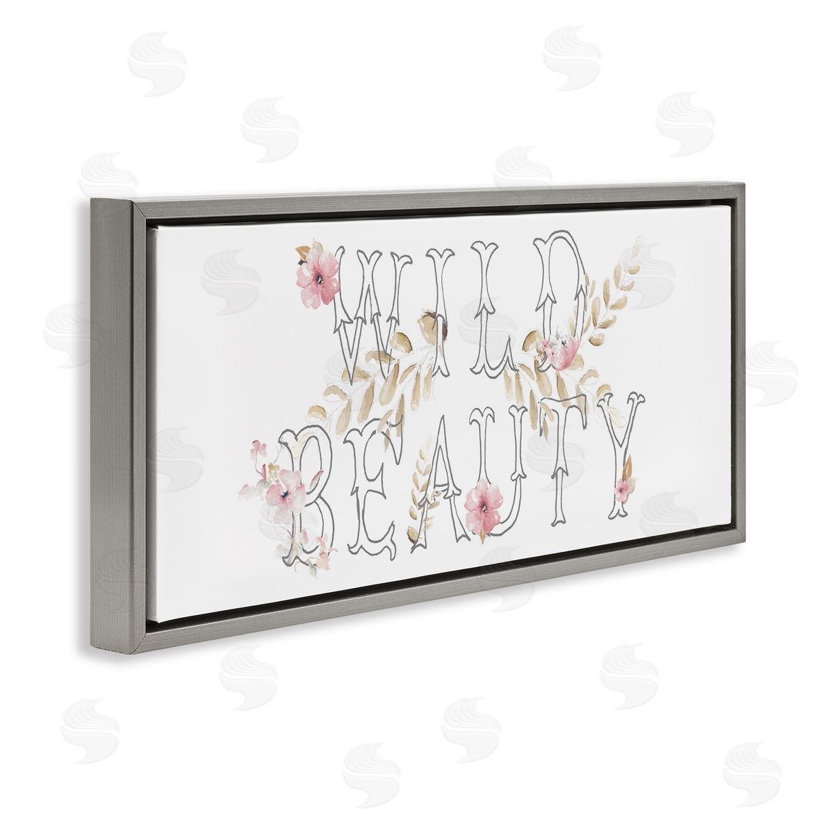 Patricia Pinto Wild Beauty Sentiment Minimal Typography Pink Hibiscus Florals