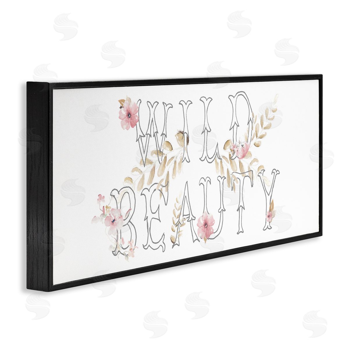 Patricia Pinto Wild Beauty Sentiment Minimal Typography Pink Hibiscus Florals