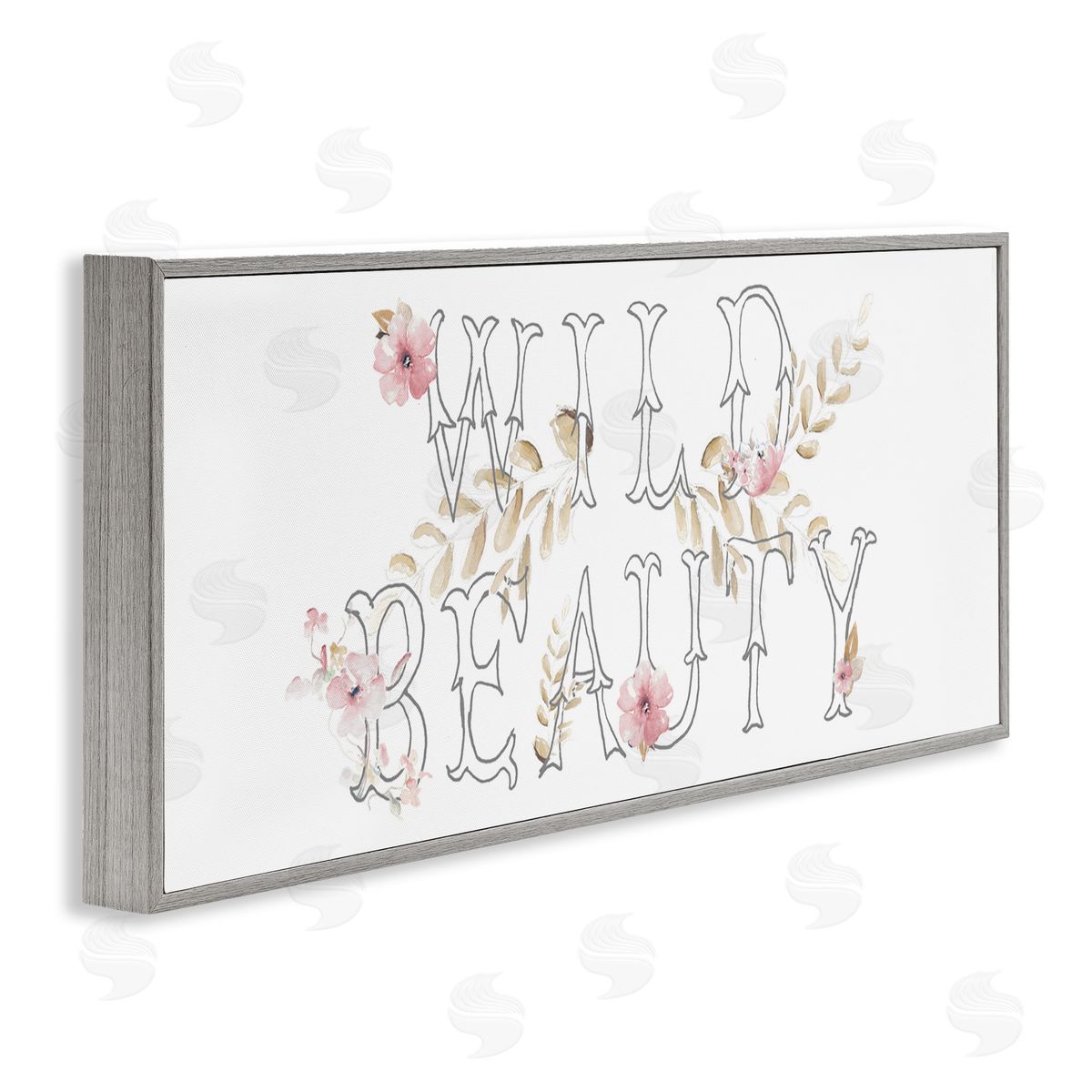 Patricia Pinto Wild Beauty Sentiment Minimal Typography Pink Hibiscus Florals