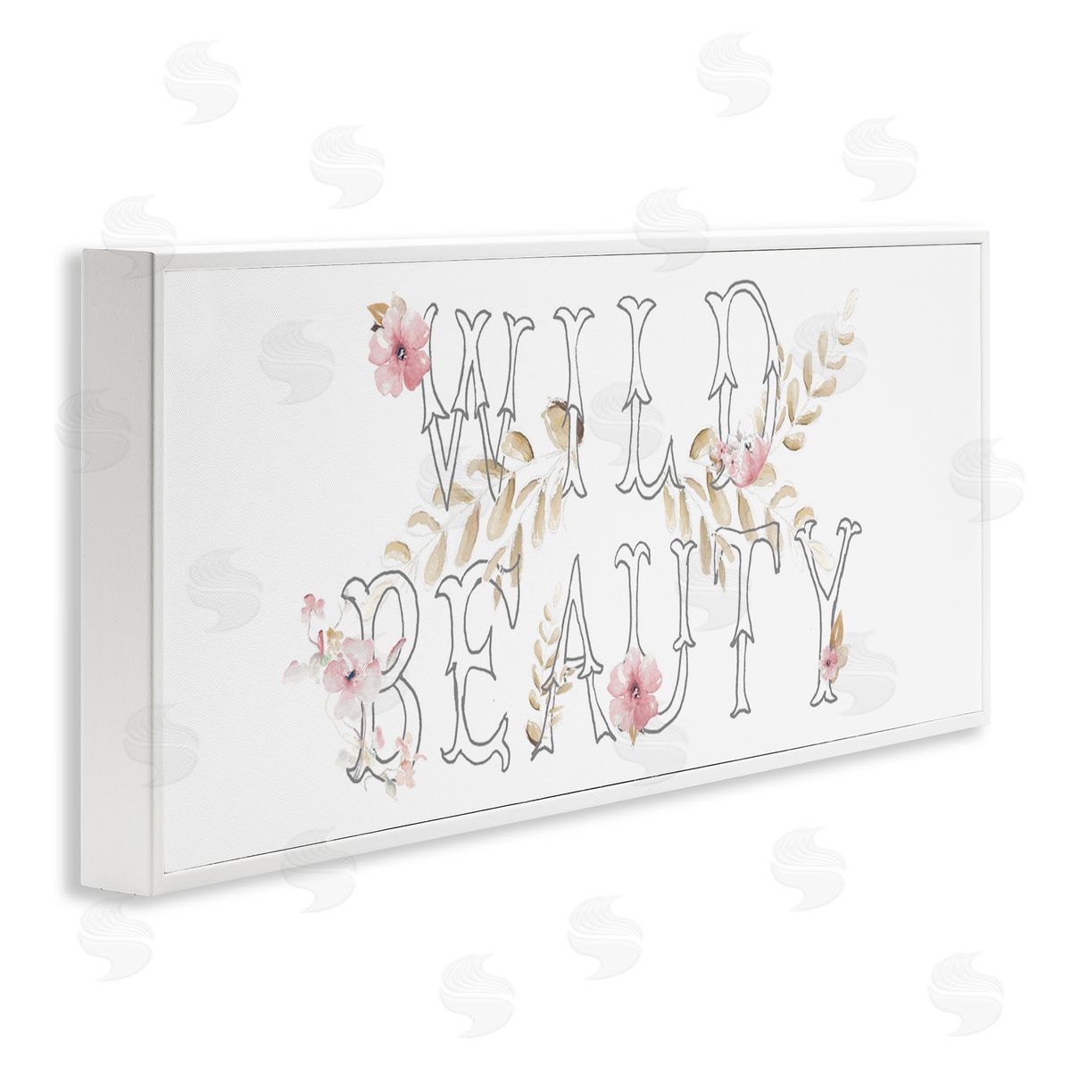 Patricia Pinto Wild Beauty Sentiment Minimal Typography Pink Hibiscus Florals