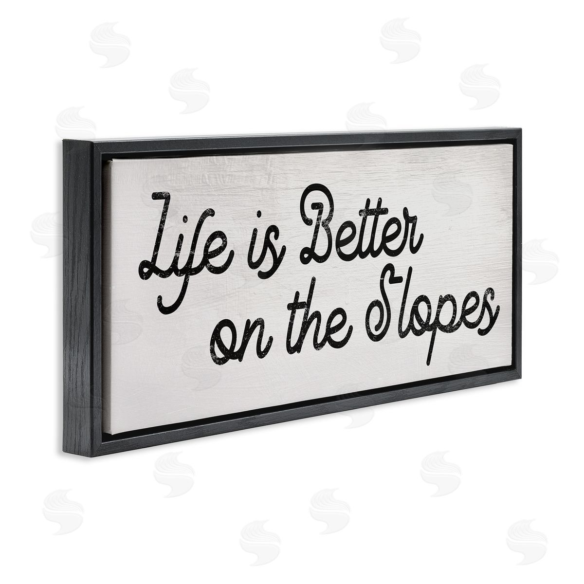 Stupell Studio Life's Better on the Slopes Phrase Ski Sport