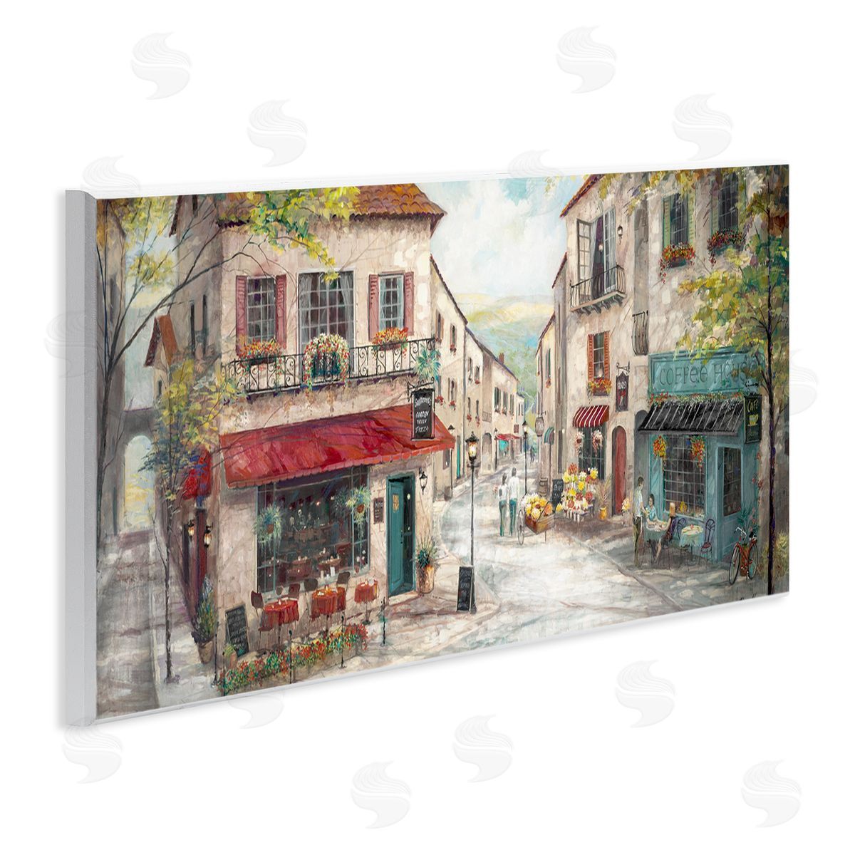 Ruane Manning Traditional Town Square Landscape Vintage Bistro Architecture
