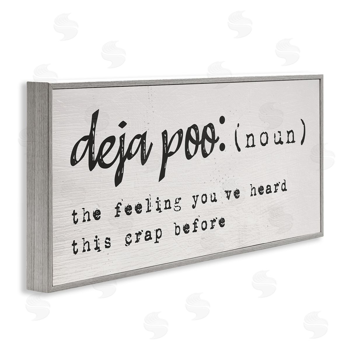 Stupell Studio Deja Poo Bathroom Definition Heard This Before