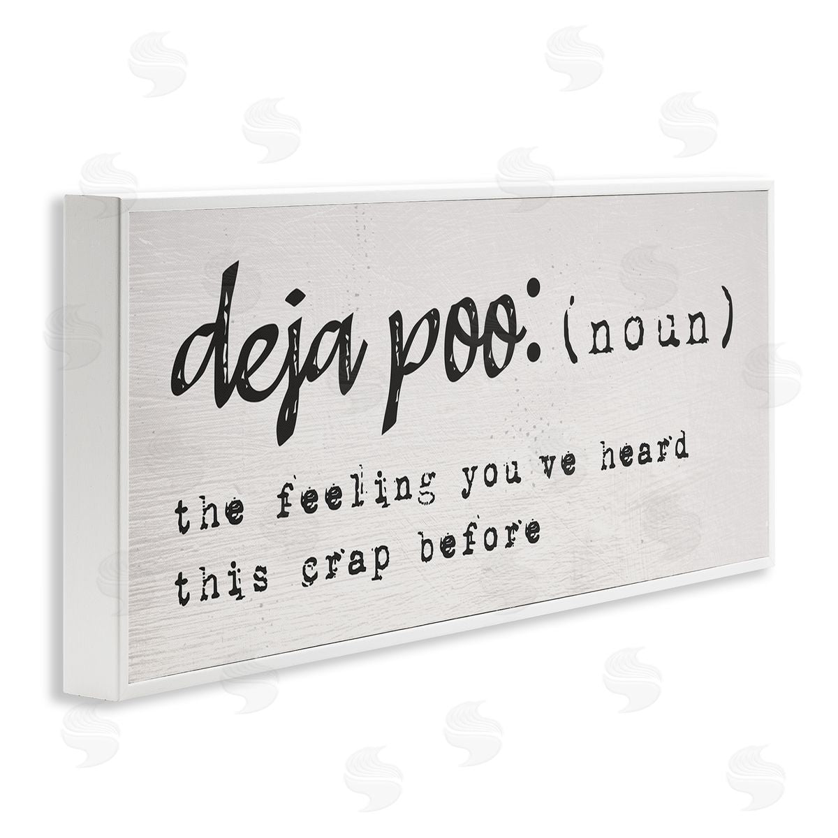 Stupell Studio Deja Poo Bathroom Definition Heard This Before