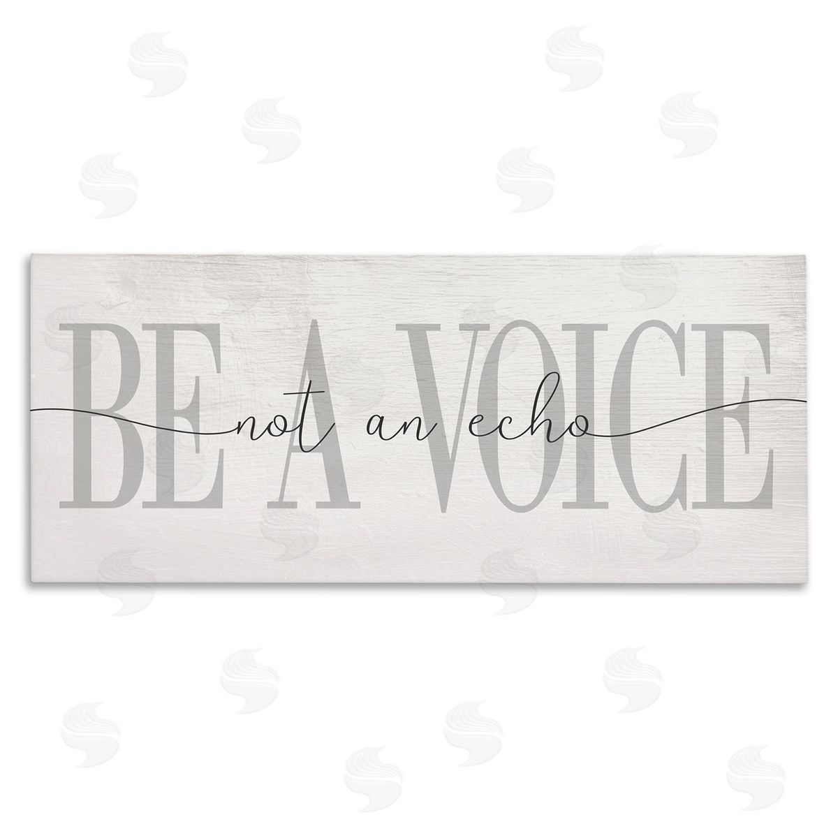 Stupell Studio Be A Voice Not an Echo Motivational Phrase