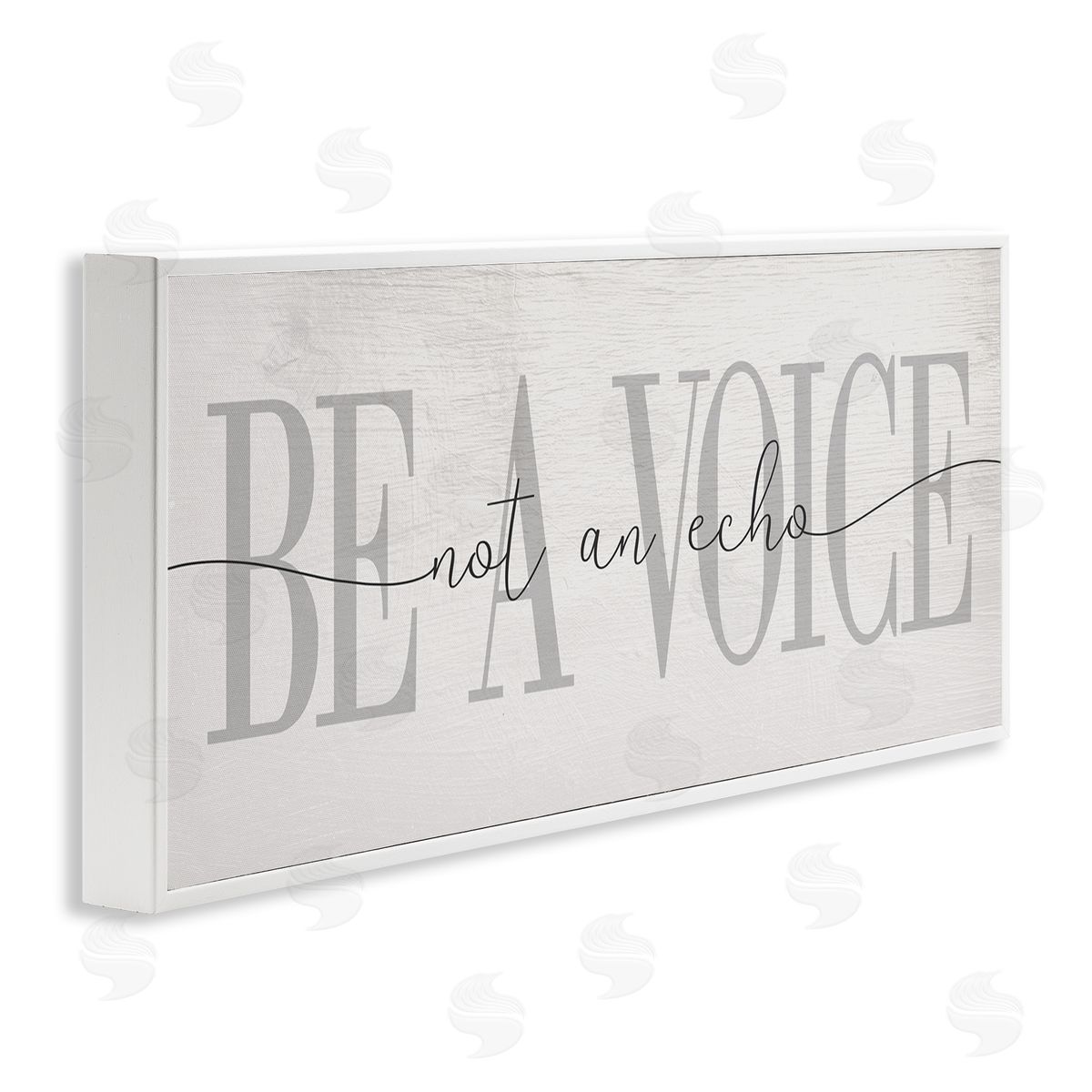 Stupell Studio Be A Voice Not an Echo Motivational Phrase