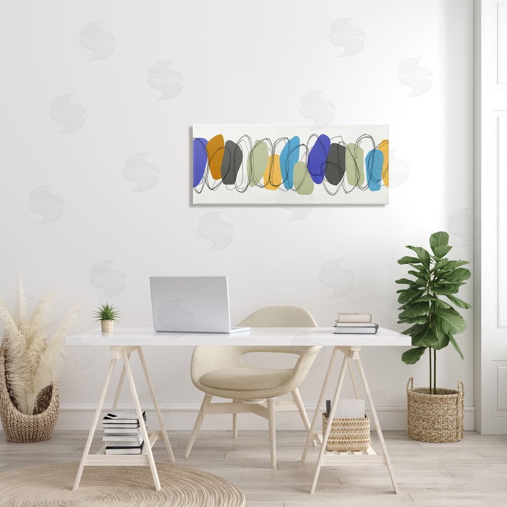 Ruth fr_sideomstein Abstract Rock Pattern Modern Layered Vibrant Shapes