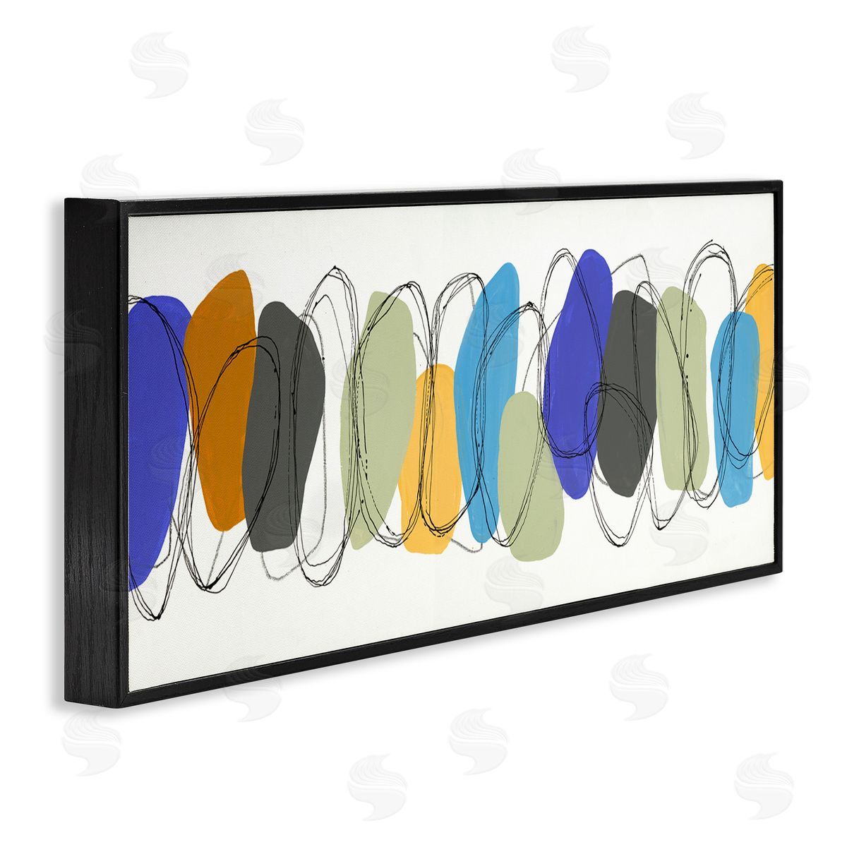 Ruth fr_sideomstein Abstract Rock Pattern Modern Layered Vibrant Shapes